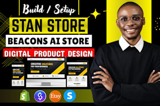 stan store stan store setup digital product stan store marketing beacons ai etsy
