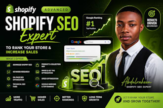 do advanced shopify SEO to rank your store and increase sales