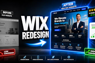 wix website design wix website redesign wix website development  wix seo