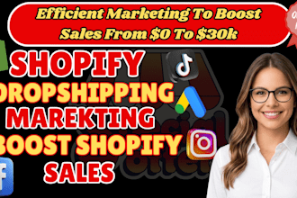 do shopify marketing ecommerce dropshipping marketing to boost shopify sales