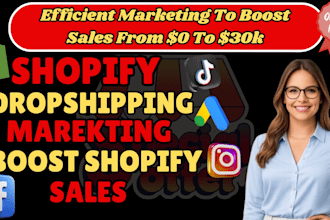 do shopify marketing ecommerce dropshipping marketing to boost shopify sale