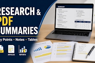 summarize research papers articles reports or pdfs