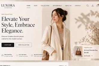 design shopify store fashion boutique website anime streetwear clothing store