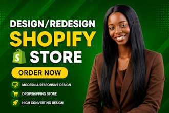 shopify website design redesign shopify store redesign