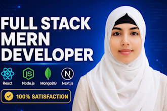 develop a custom mern stack web application with admin dashboard
