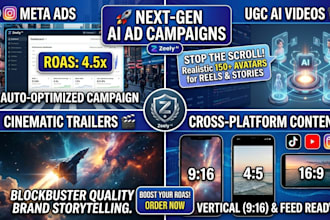 set up zeely account ai ugc video ads facebook meta ads campaign movie expert