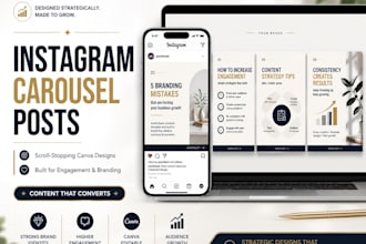 design canva instagram carousel posts that boost engagement and brand authority