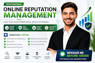 professional online reputation management and brand image reputation support