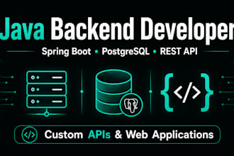 build a custom backend or web application with java