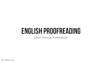 proofread your english text