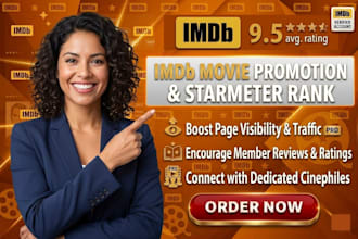 do organic imdb movie promotion, boost your film visibilities and starmeter rank