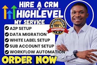 setup gohighlevel crm sub account data migration white label ghl a2p automation