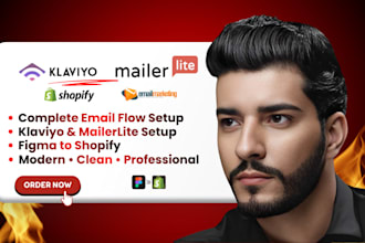 figma to shopify klaviyo mailerlite email marketing automation template design
