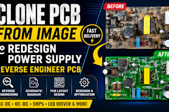 clone pcb from image redesign power supply and reverse engineer pcb
