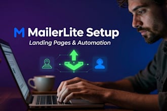 setup mailerlite newsletter mailerlite landing page mailerlite automation expert