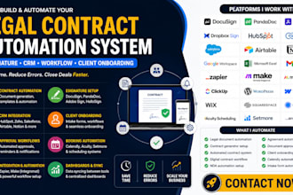 do legal contract automation website e signature CRM workflow client onboarding