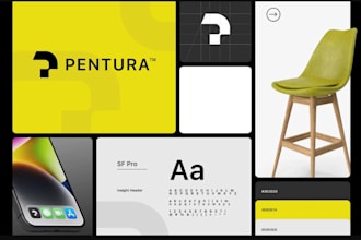 design luxury brand identity, brand guidelines and modern brandbook