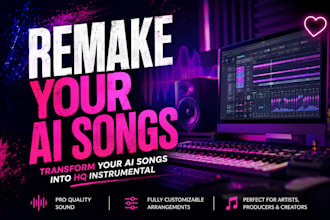 remake, recreate, or create custom beats with unique copyright safe production