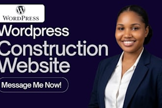 create contractor website for construction business on wordpress generate leads