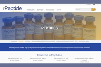 design peptide website peptide store supplement website research peptide peptide