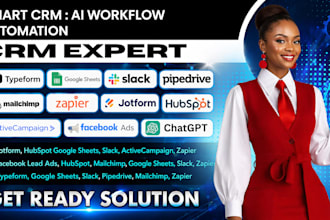 setup pipedrive facebook lead ads typeform brevo slack zapier make automation
