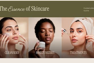 skincare shopify store beauty website beauty shopify store skincare website