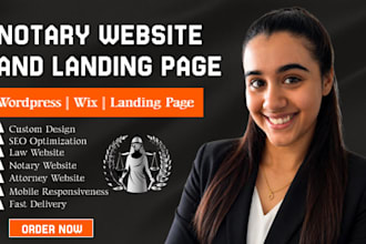 build a lawyer website, law firm, attorney, notary, realtor and real estate