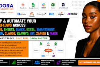 integrate setup claude ai google sheeet slack smartsheet aweber zapier automatio