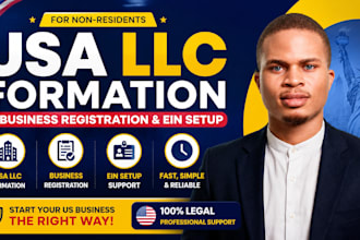 form USA llc for non residents with ein setup support