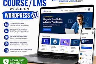 create an elearning website with learndash or tutor lms