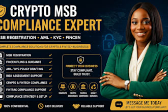 do crypto msb registration, aml kyc compliance and fincen filing