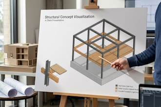 visualize structural concepts for clear client communication