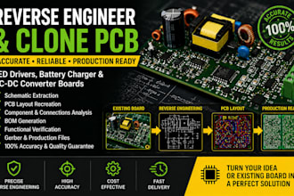 reverse engineer clone pcb led drivers battery charger dc dc converter boards