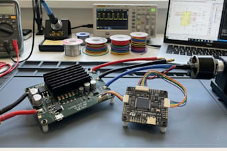 design a custom esc, motor  controller, vesc and flight controller