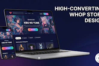 design your high converting whop store page in figma
