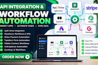 connect apix drive, pipedream, stripe, typeform, pabbly, activepieces, gumloop