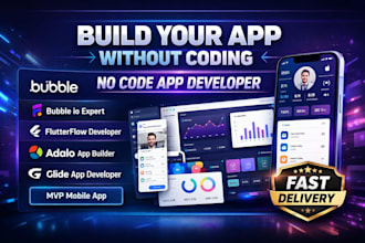 build no code app with bubble io adalo glide flutterflow