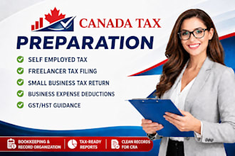 file canada tax return for self employed freelancers and small businesses