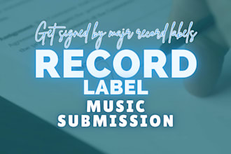 record label submission promote music to major record label manager get signed