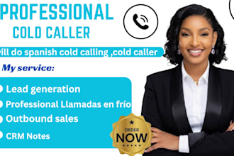 do b2b telemarketing lead generation cold calling in spanish and english