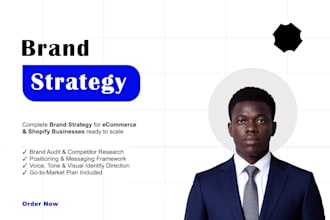 develop a brand strategy, positioning plan for your brand
