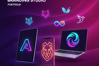 design a professional and modern logo for your business