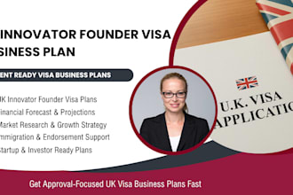 write UK innovator founder visa business plan for endorsement