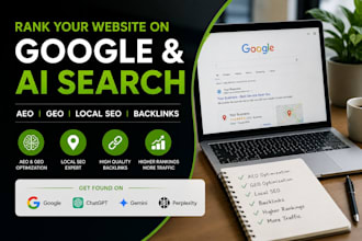 do aeo GEO local SEO, backlinks to rank your website on google and ai search
