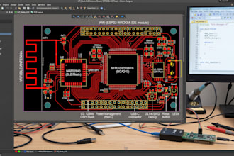 design wifi ble antenna pcb with nrf52 stm32h7 embedded c and altium