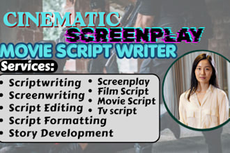 do pro film screenplay copyright free anime script  writer youtube video script