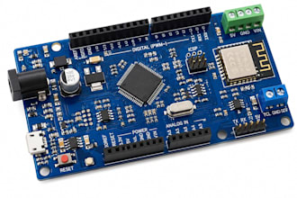 design arduino or microcontroller pcb in easyeda with firmware programming
