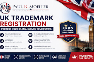 be your UK trademark consultant for UK ipo filing search and registration
