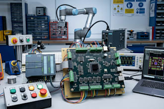 design industrial automation pcb, plc systems and robotics control