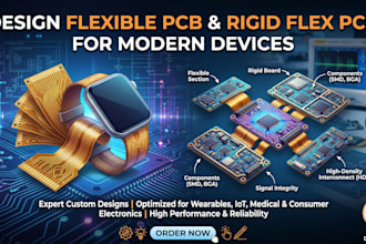 design flexible pcb and rigid flex pcb for modern devices
